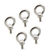 Yasorn M6/0.24" Stainless Steel Lifting Ring Eye Bolts Screw Pack