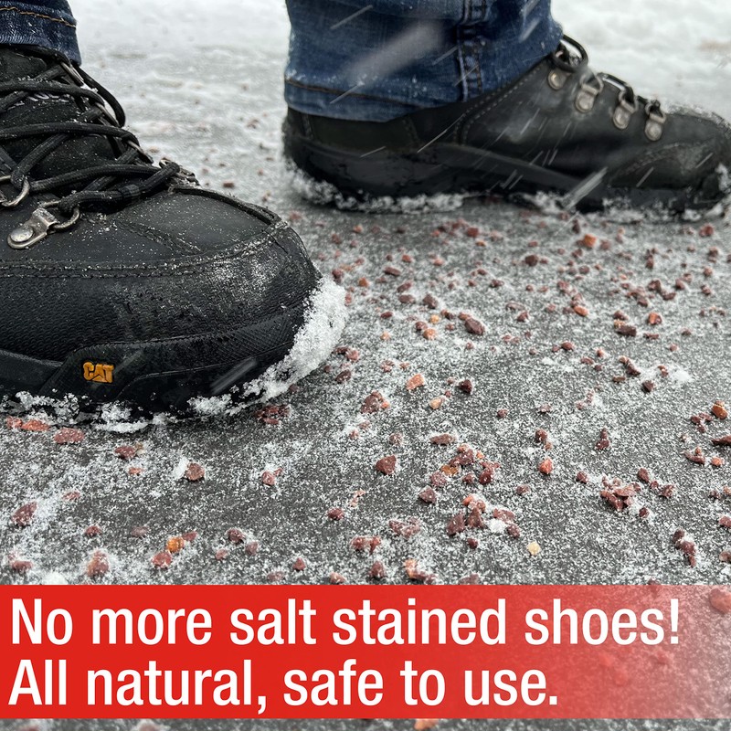 Cherry Stone Traction Grit - Crushed Stone for ICY Driveways,