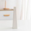 Small Ceramic Bud Vase Square Flower Single Stem Vases White