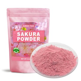100% Natural Edible Sakura Blossom Powder, Premium Sakura Cherry Blossom Powder, 5.3oz(150.0g)