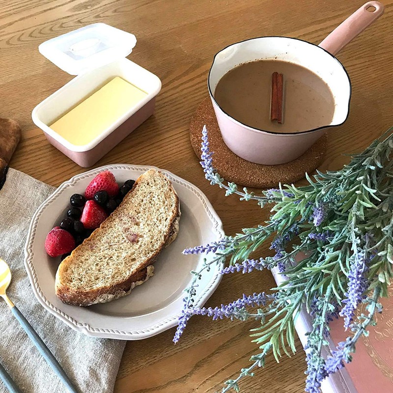 Fuji Enamel Butter Case, Enameled Container, 7.1 oz (200 g)