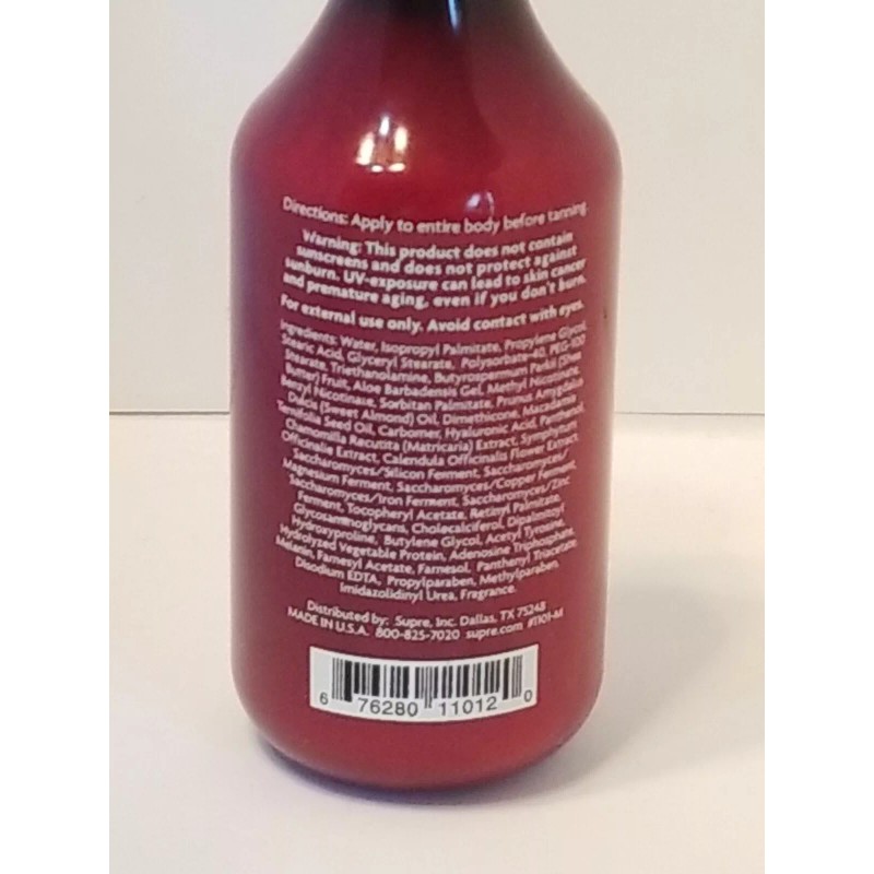 Supre Tan Smoke o2 Tan Maximizer Hot Tattoo Dark Tanning