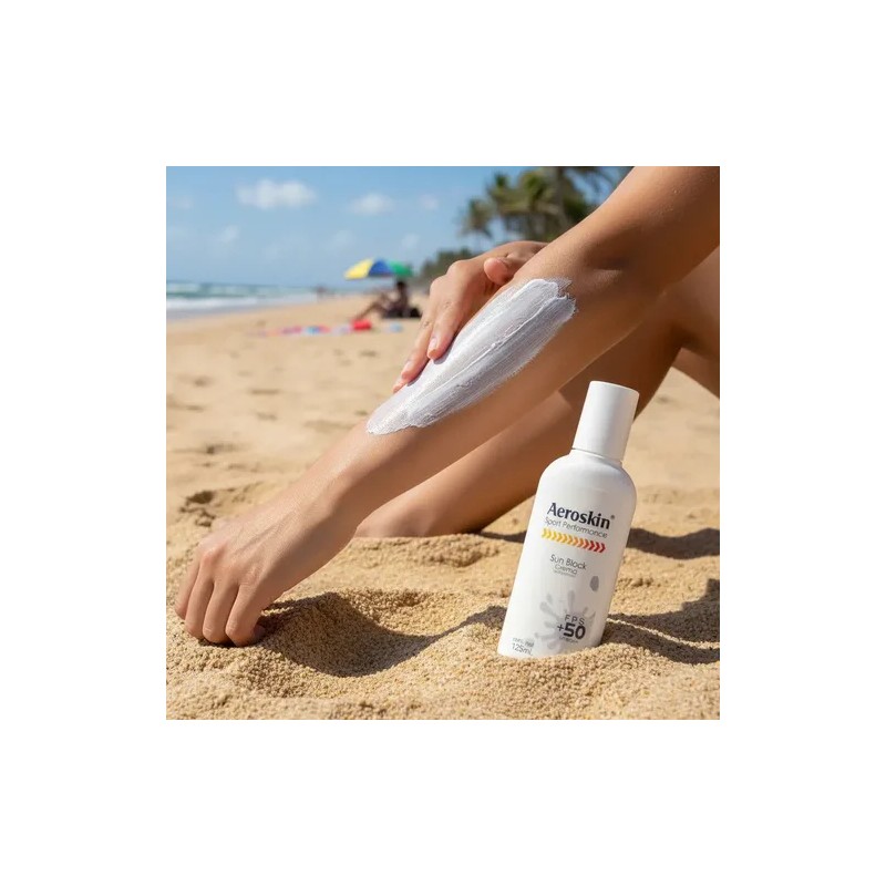 Aeroskin Protector Solar Fps 50 Invisible Óxido De Zinc