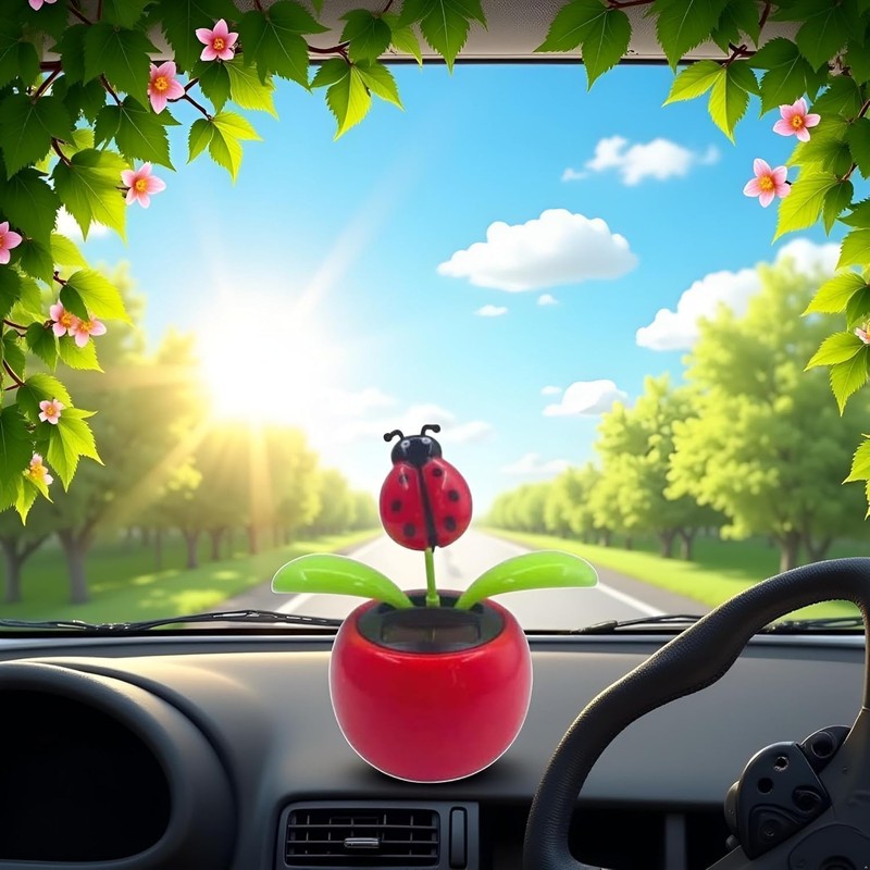 Solar Dancing Flower, Car Dashboard Decorations, Funny Solar Powered Dancing