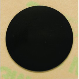 6 Black On-Metal NFC Tag Stickers 25mm (1 inch) Round - 888 Bytes NTAG216, Compatible with All NFC-Capable Phones (Black)