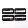 carmotion88 Gloss Black Car Door Handle Bowl Cover Protection Trim