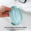 JSKWIKE 2 Pcs Soap Dish Leaf Shaped Soap Dish with
