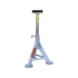AME 14980 Flat Top Jack Stand with Rubber Cushion (3 Ton 1 Pair),Silver