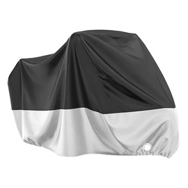 ZONADAH 230x90x125cm Motorcycle Cover Motorcycle Hood Waterproof Protector Durable Motorbike Rain Cover All Season for Outdoor Scooter Motorcycle