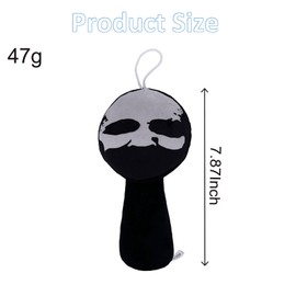 JOYEEENAT Sprunki Plush, Sprunki Plushies for Game Fans,Soft Stuffed Animal Pillow Figure Doll Christmas Birthday Gifts for Boys Girls (L)