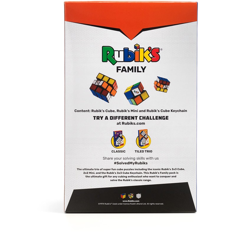Rubiks 6064015 Rubik's Family Pack Toy, Multi