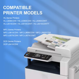 TN-431 3PK, TN431 Toner Cartridges Compatible for Brother TN431BK TN431C TN431M TN431Y TN431 TN-431 for MFC-L8900CDW Toner, Model: TN4313PK