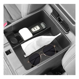 SXCY for 2024 2025 Frontier Center Console Organizer for Nissan Frontier 2022-2024 2025 Center Console Tray 2024 2025 Frontier Accessories Tissue Tray Paper Towel Organizer Enhanced Tissue Storage