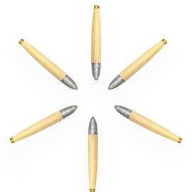 4" Cedar Plugs for Tuna Fishing, 6 Pcs Unrigged, Natural Color with Lure Bag – Essential Offshore & Saltwater Plugs