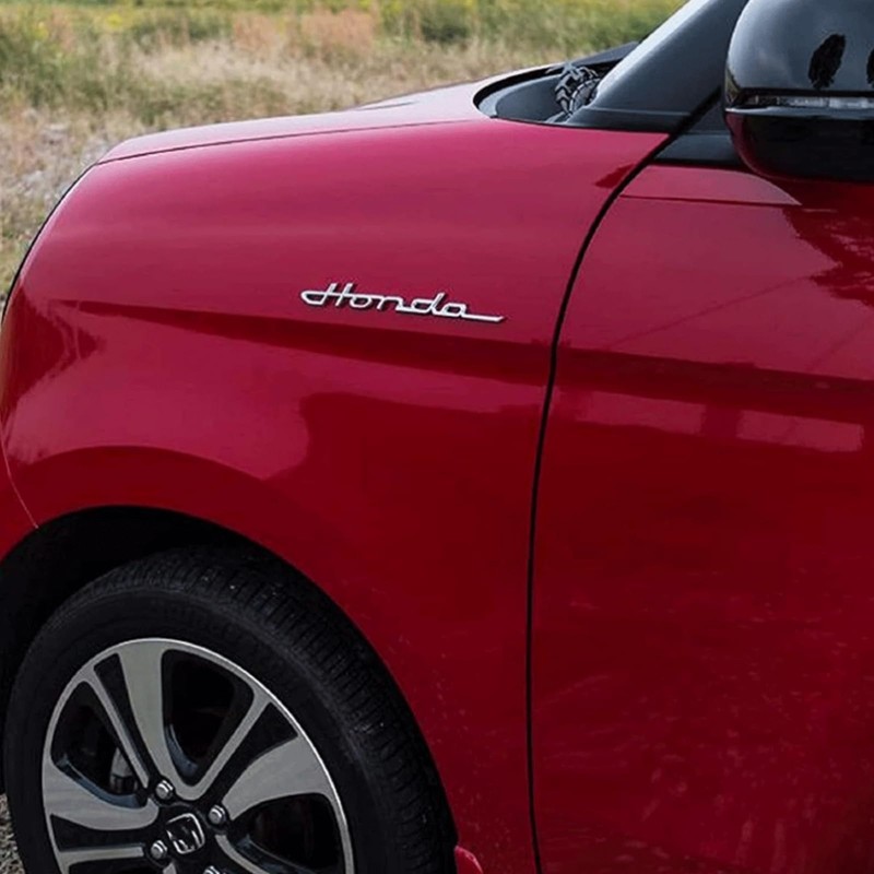 【Bookwarm】1 Compatible Honda Classic Emblem Plated Cursive 8.5 x 0.9