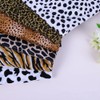 Wisafory Leopard Print Fabric 100 x 150 cm Velvet Patchwork