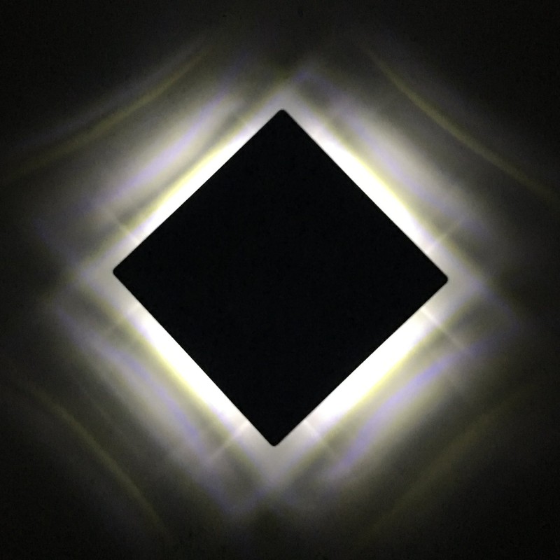 6x6 Copper Post Cap Light Solar Powered LED Bright SMD