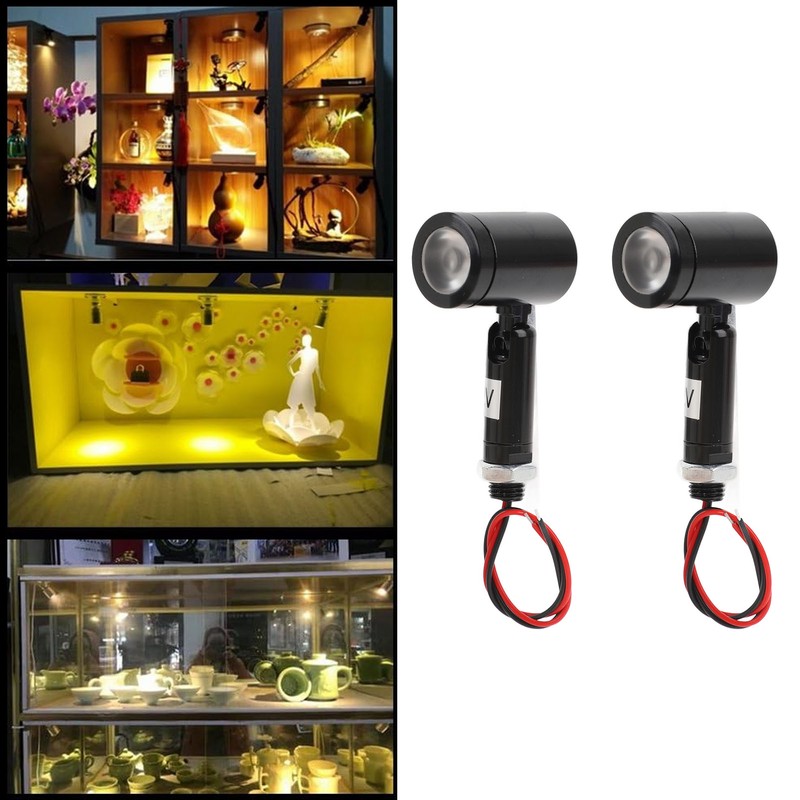 2pcs Mini LED Spotlight Indoor Picture Lights Art Accent Lights