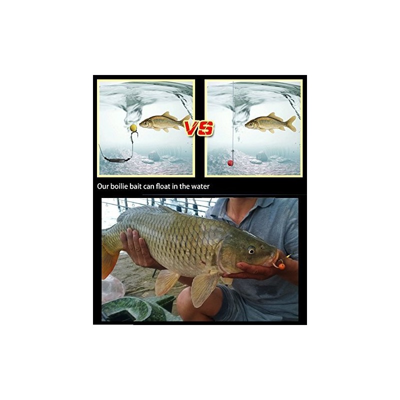30pcs/Box 12mm in Diameter Carp Fishing Floating Bait/Hair Rig Boilie