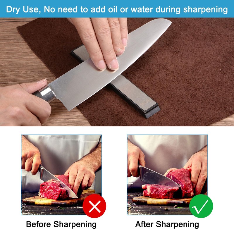 HARFINGTON 10pcs Sharpening Plate Set 60/120/240/320/500/600/1000/1500/2500/3000 Grit Lapping Plate Sharpener