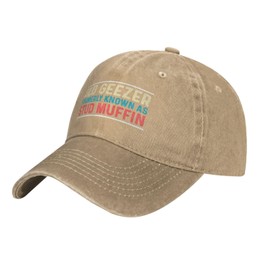 Old Geezer Formerly Knowns As Stud Muffin Hat Men Baseball Caps Cool Hats Natural