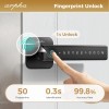 ARPHA 5-in-1 Door Lock Password Fingerprint APP Control Keyless Entry