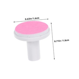 VICASKY 12pcs Electric Nail Buffer Replacement Pads Compatible Nail Grinding for Fingernails Toenails Gentle Trimming Accessory for Adult