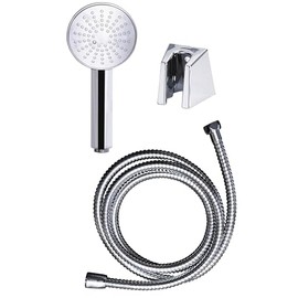 RIDDER Cali Shower Set Including Shower Head, Hose and Wall Bracket Chrome