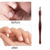Cuticle Fork, 3 Pieces Cuticle Trimmer, Cuticle Pusher, Stainless Steel