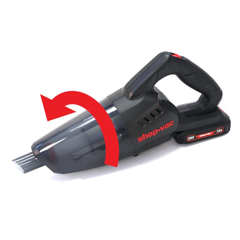 Shop-Vac 5430087 Handheld Vacuum, Cordless Rechargeable Lithium 20V, Lightweight Design,