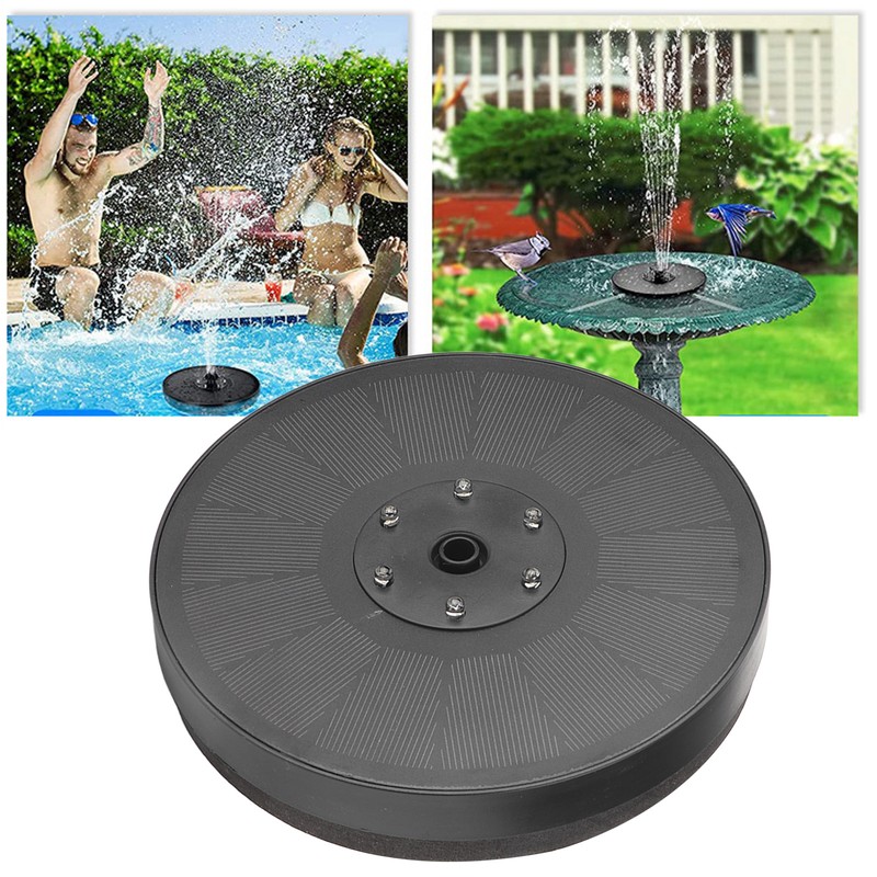 3W 7V Solar Lighted Fountain with Nozzle Floating Fountain Pump
