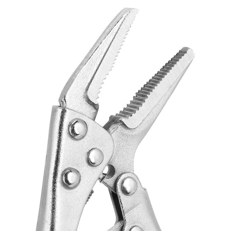 Mini Locking Pliers Curved Vise Handle Set with Self-Clamping Function