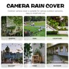 HOMSFOU Universal Camera Shelter Backup Camera Rain Shield Outdoor Security