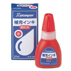 Shachihata X - Stamper Pigmented Ink 0.7 oz (20 ml), Red