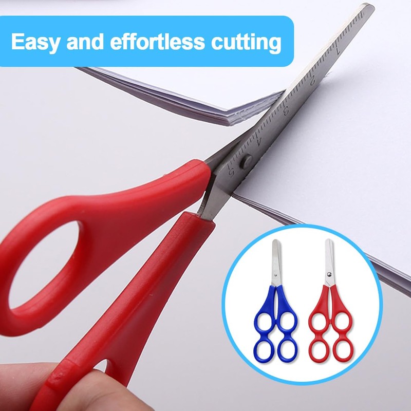 OUDQFCJ 2 x therapist scissors, children's learning scissors, therapist scissors