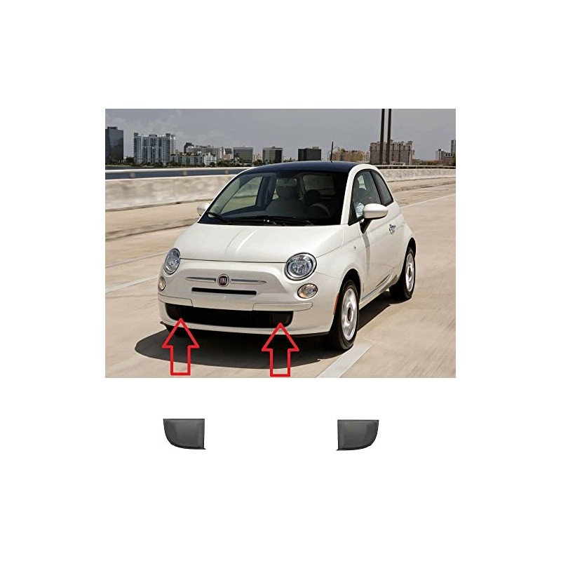 For FIAT 500 2008-2013 Front Bumper Lower Grille NO FOG