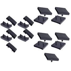 Bed Slat Holder Cap Set 9pcs Bed Slat Centre Caps Holders and 9pcs Bed Slat End Caps Side Slat Bracket Cover Replacement for Single and Double Beds (55mmx9mm)