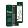 Faber-Castell 5 Piece Quality Water-Soluble Graphite Aquarelle Pencils in a