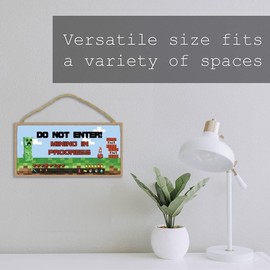 Brain Rot has Taken Over Internet Meme Cat Sign, 10 x 5 inch Wood Internet Culture Terminally Online Funny Sign (SJT14429)