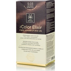 Apivita My Color Elixir No5,03 Light Brown Natural Gold (Hair Color 50ml & Color Developer 75ml & Hair Cond 2x15ml)