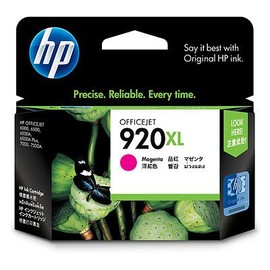 HP 920XL. Printing colours: Magenta, Page yield: 700 pages, BCP bubble graphic colour: magenta. Package width: 10.7 cm, Package depth: 2.4 cm, Package height: 11.5 cm