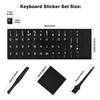 2PCS Russain Keyboard Stickers with Tweezer, Replacement Cyrillic Keyboard Letters