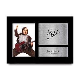 HWC Trading A4 Jack Black School of Rock Gifts Printed Signed Autograph Picture for Movie Memorabilia Fans