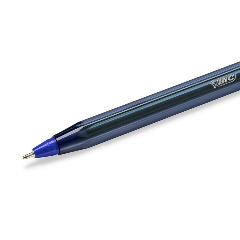 BIC Crystal Exact Fine Point Pens (0.7 mm) - Blue, Box