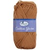 Threadart 100% Pure Cotton Crochet Yarn | Beige | 50