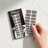 Jewel Zebra Pattern Stick-on Gel Nail Stickers DIY Nail Art Tips / 쥬얼 지브라 패턴 붙이는 젤네일 스티커 셀프 네일아트 팁