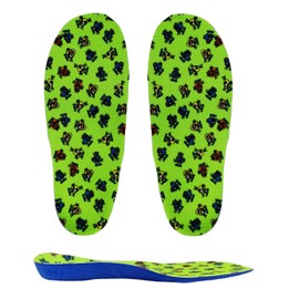 Kids Athletic Insoles with Arch Support Kids Shock Absorbing Inserts for Cushion and Comfort Best Replacement Insole (Toddler 5-8)