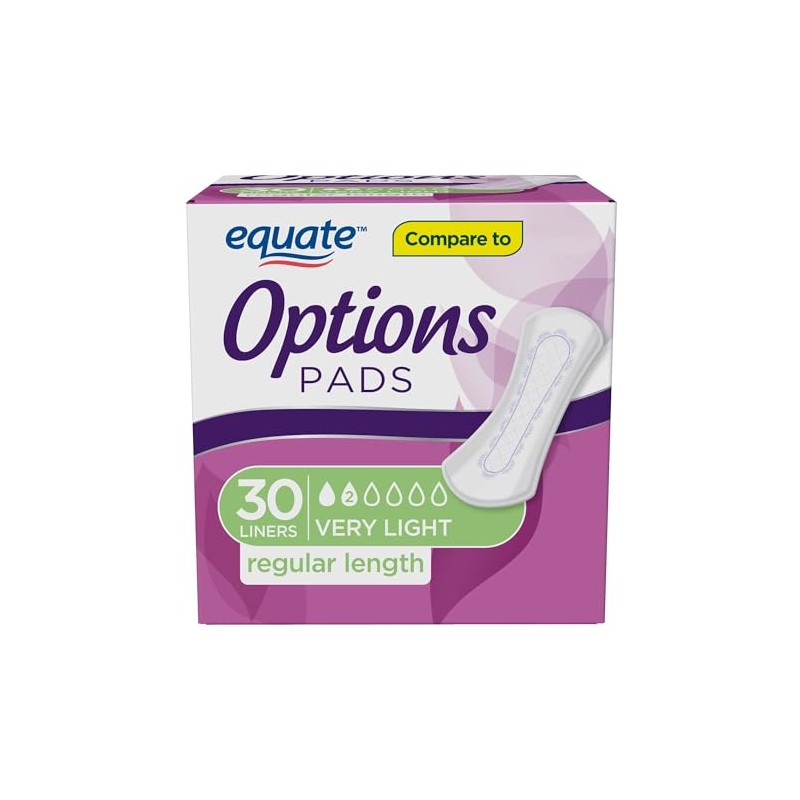 Equate Options Liners Protección de la vejiga, comparado con los