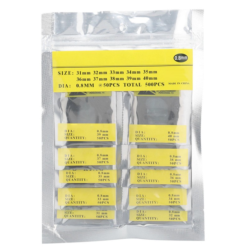 500pcs/bag O Ring Rubber Seal Watch Back Cover Seal Gaskets