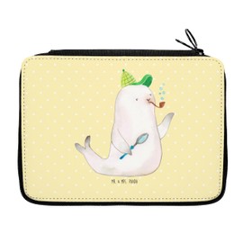 Mr. & Mrs. Panda Pencil Case Seal Sherlock - Gift, School Enrolment, Animal Motifs, Funny Sayings, Student, Good Mood, Animals, Children's Pencil Case, neutral, Hand Drawn